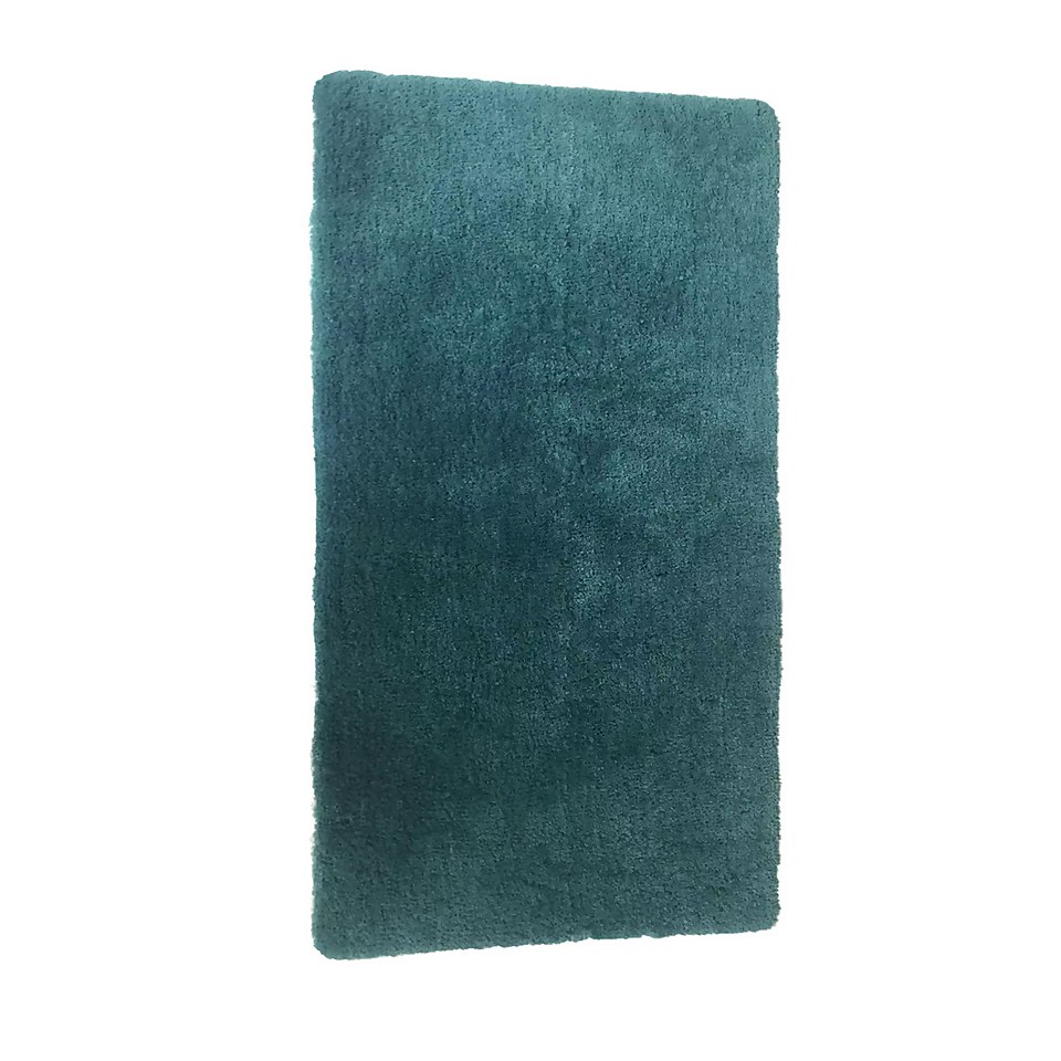 Cosy Rug 67x130cm Teal Homebase