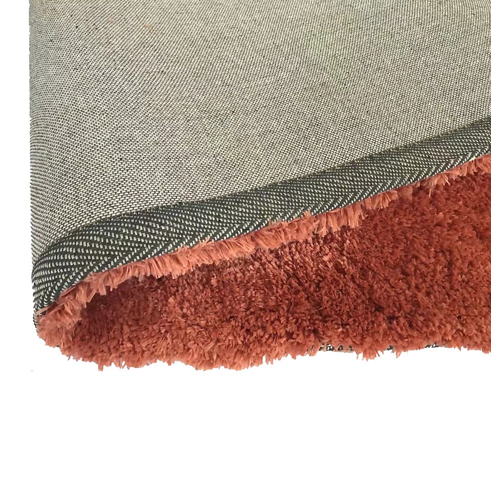 Cosy Rug 120x170cm Terracotta Homebase