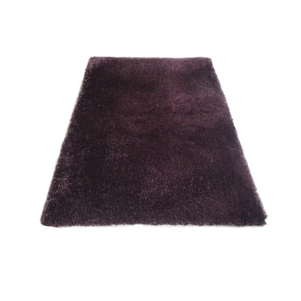 Shimmer Rug 120x170cm Grape Homebase