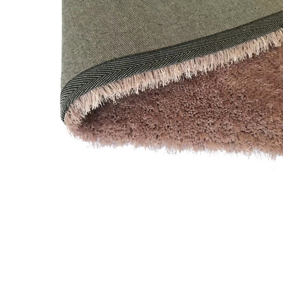 Shimmer Rug 120x170cm Blush Homebase