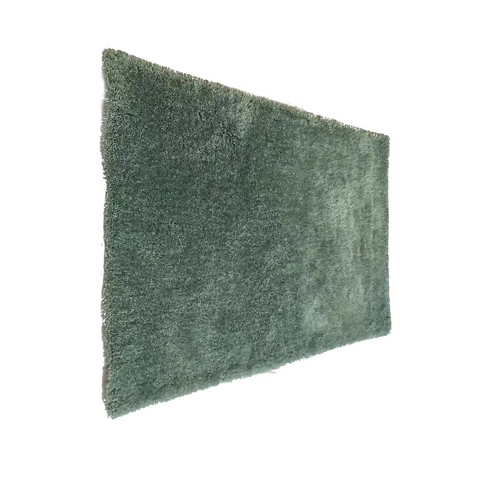 Shimmer Rug 120x170cm Duck Egg Homebase