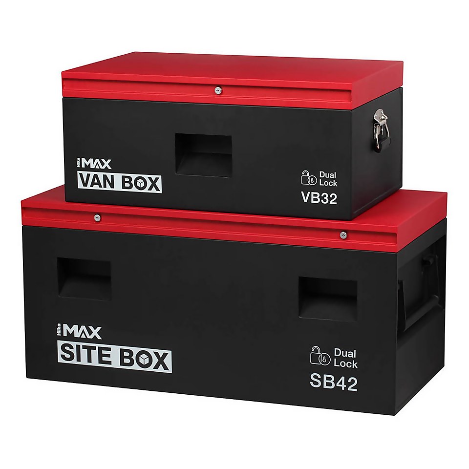 Hilka 32" Van Storage Box and 42" Site Storage Box Combination