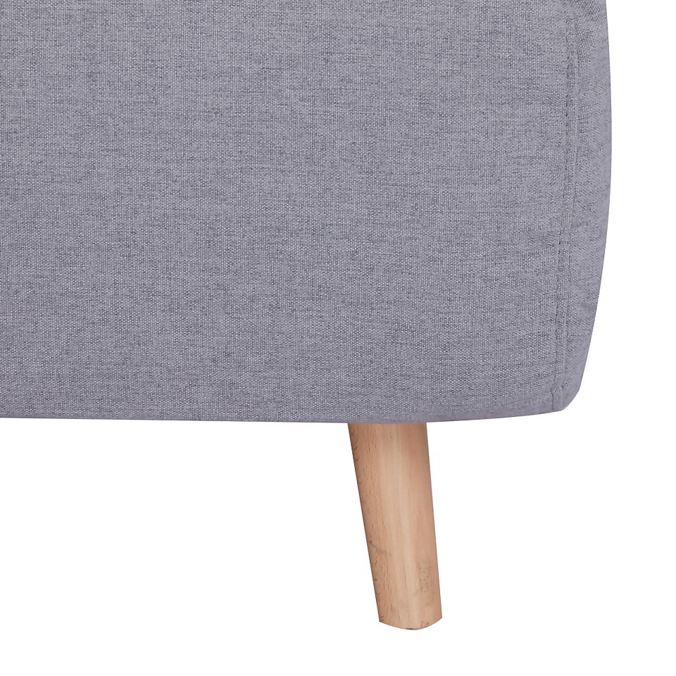 Freya Folding Chair Bed Grey Homebase