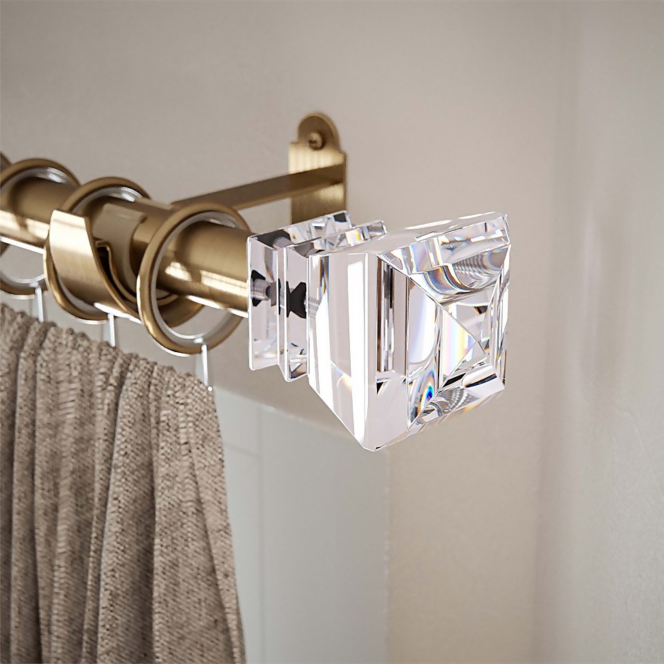 Resin Cube Finial Homebase