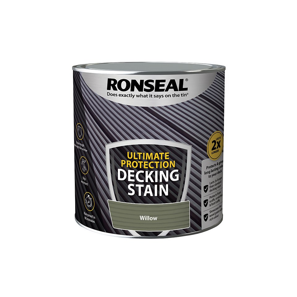 Ronseal Ultimate Protection Decking Stain Willow - 2.5L