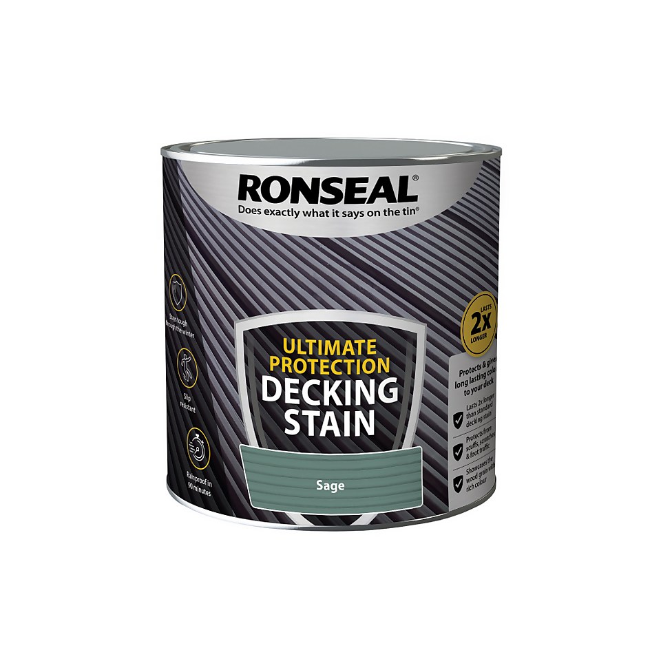 Ronseal Ultimate Protection Decking Stain Sage - 2.5L