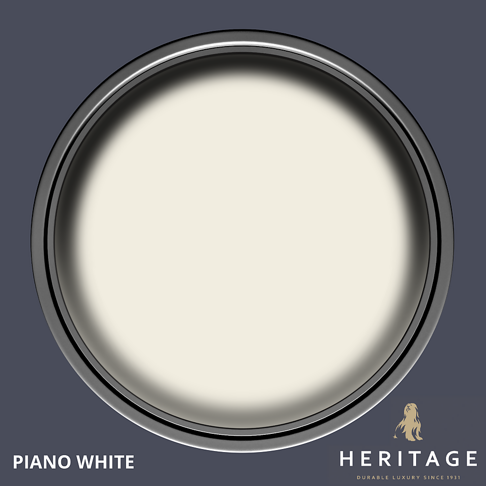 Dulux Heritage Eggshell Paint Piano White - 750ml