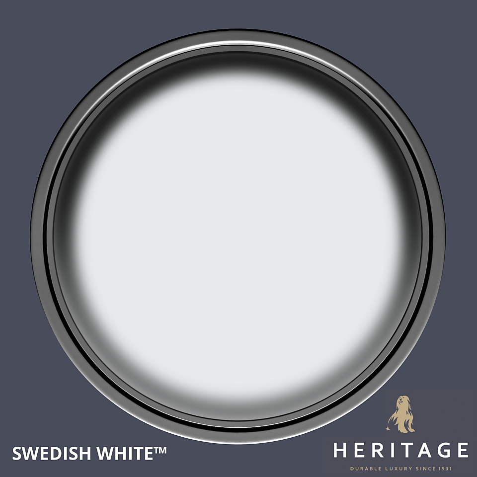 Dulux Heritage Eggshell Paint Swedish White - 750ml