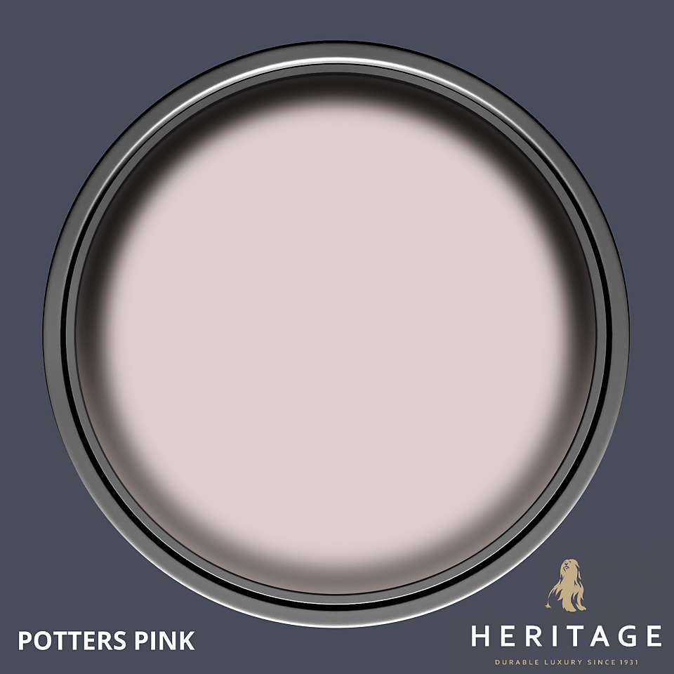 Dulux Heritage Eggshell Paint Potters Pink - 750ml