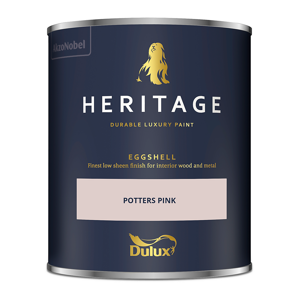 Dulux Heritage Eggshell Paint Potters Pink - 750ml
