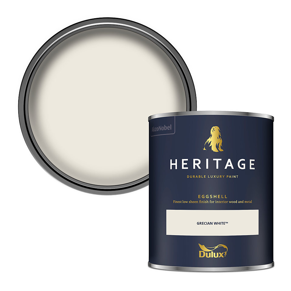 Dulux Heritage Eggshell Paint Grecian White - 750ml