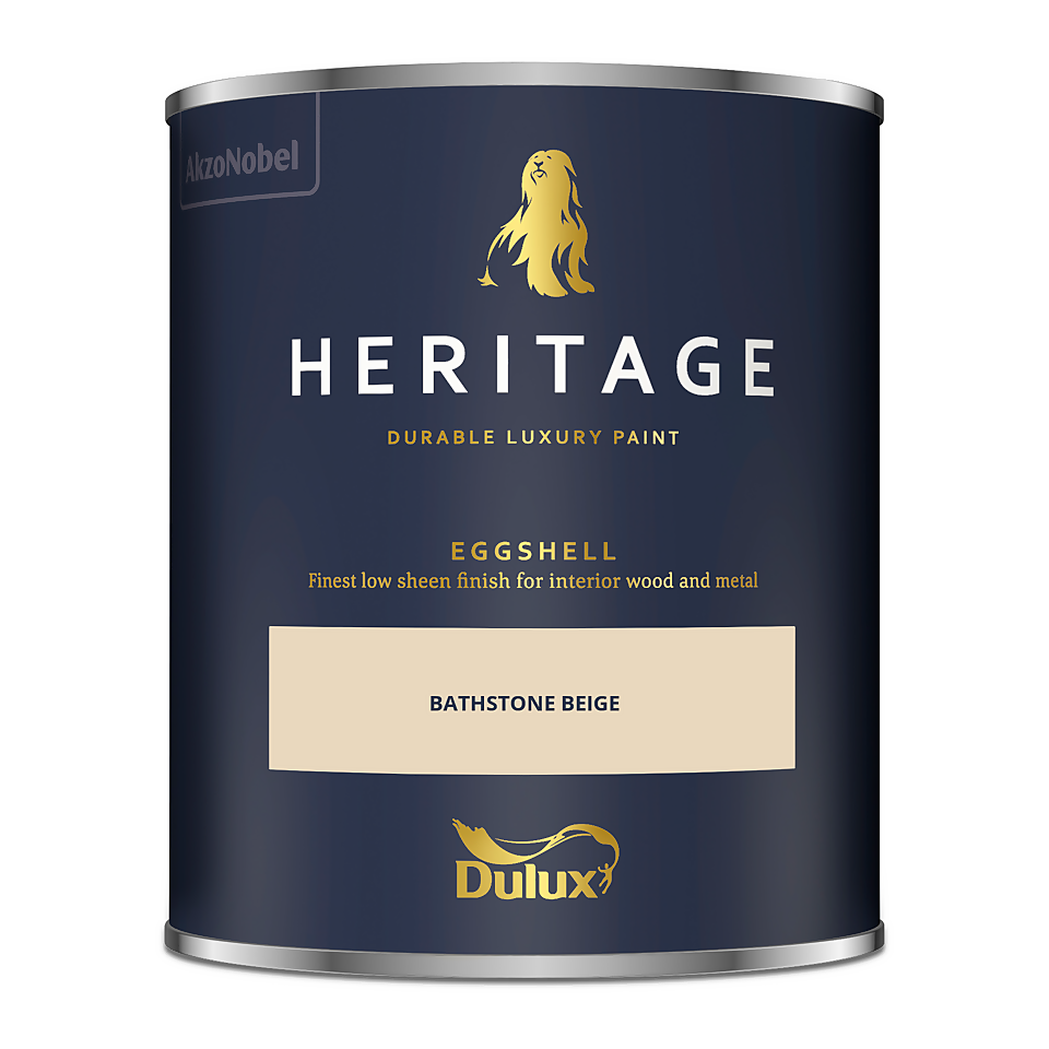 Dulux Heritage Eggshell Paint Bathstone Beige - 750ml