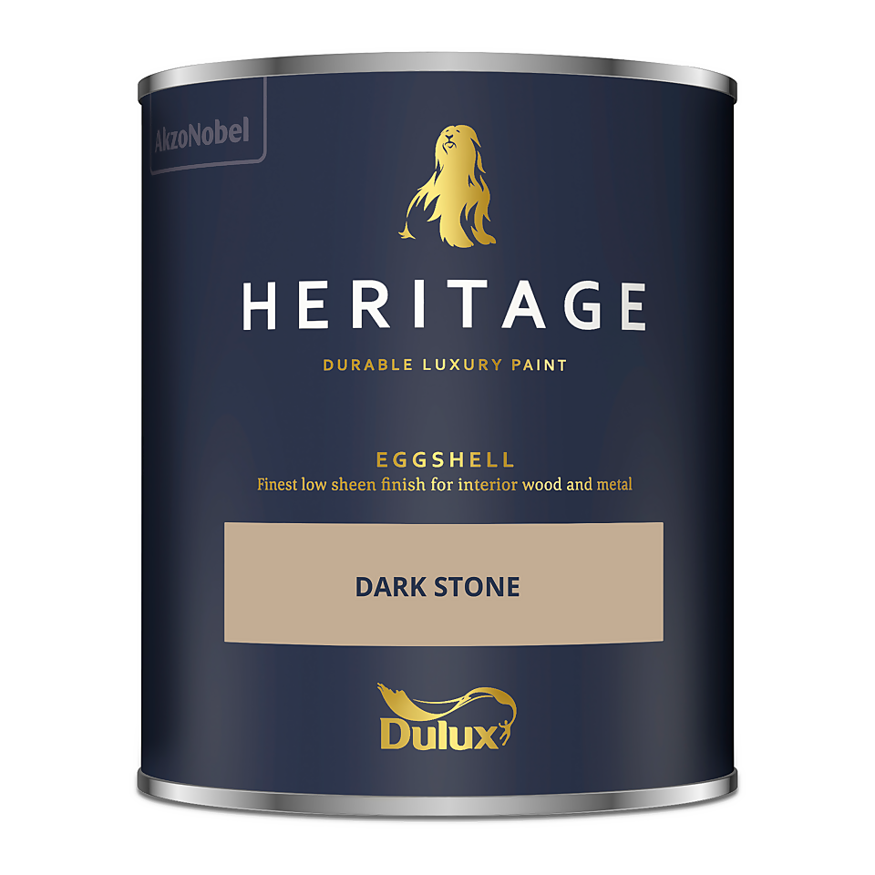 Dulux Heritage Eggshell Paint Dark Stone - 750ml