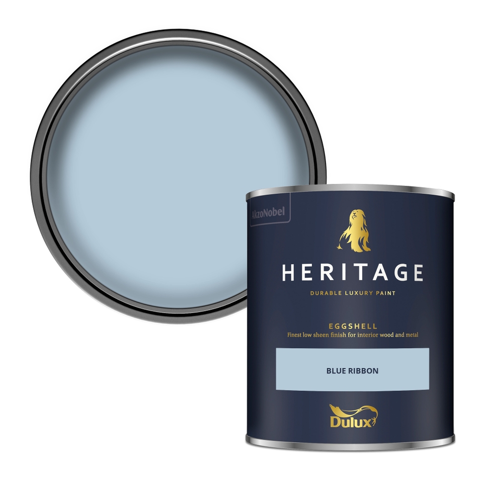 Dulux Heritage Eggshell Paint Blue Ribbon - 750ml