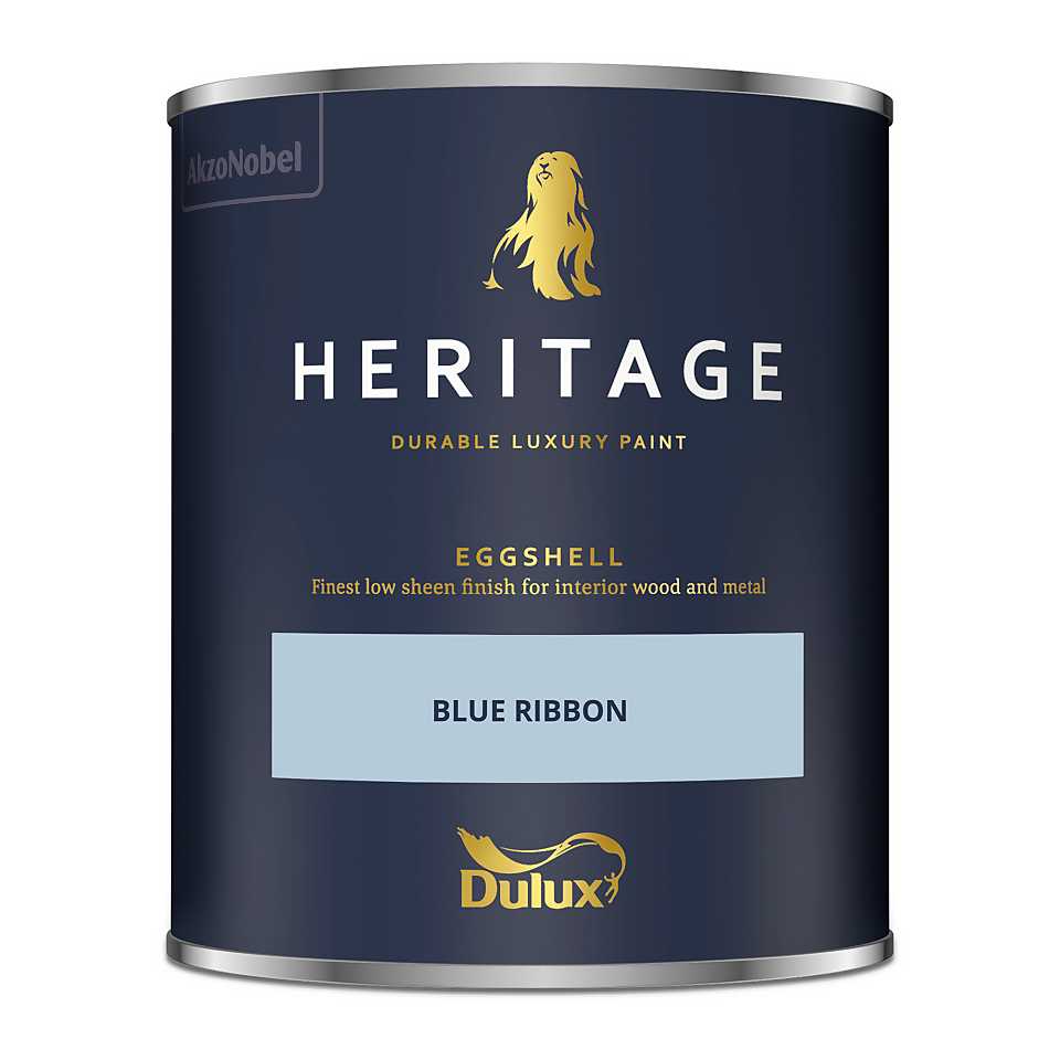 Dulux Heritage Eggshell Paint Blue Ribbon - 750ml