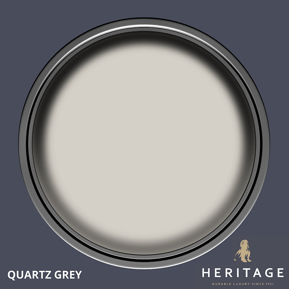Dulux Heritage Eggshell Paint Quartz Grey - 750ml