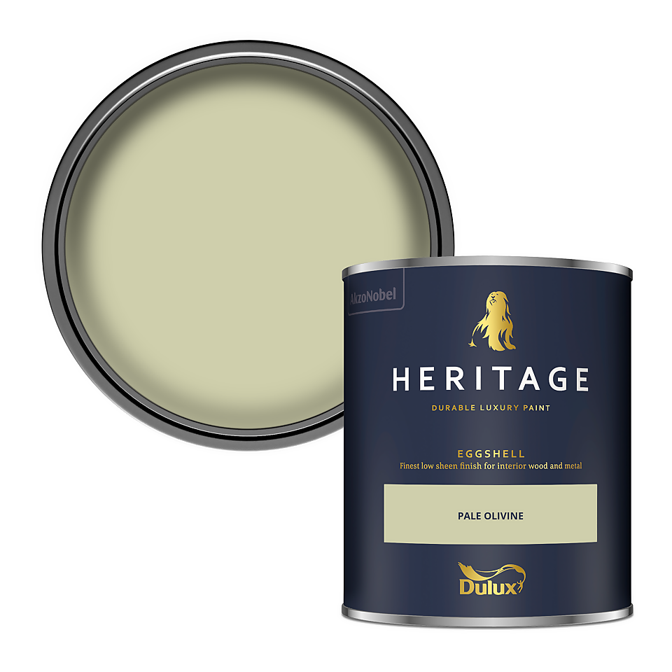 Dulux Heritage Eggshell Paint Pale Olivine - 750ml