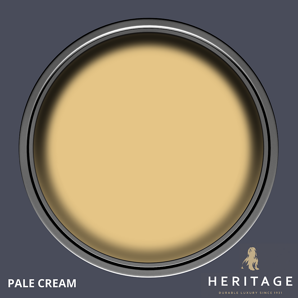 Dulux Heritage Eggshell Paint Pale Cream - 750ml