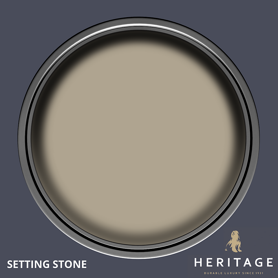 Dulux Heritage Eggshell Paint Setting Stone - 750ml