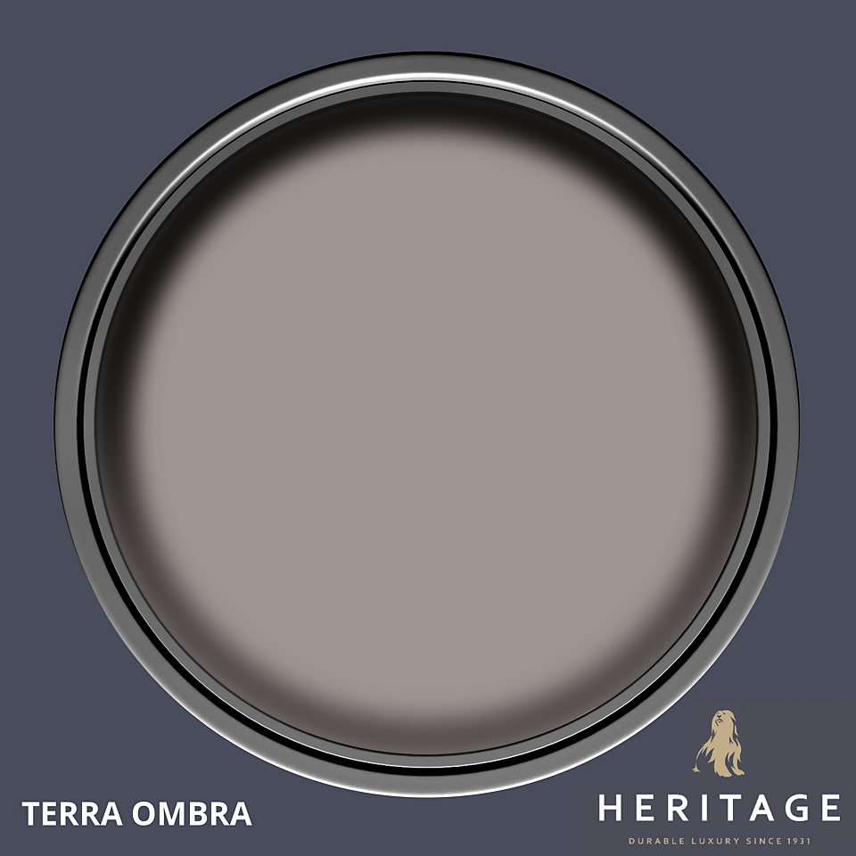 Dulux Heritage Eggshell Paint Terra Ombra - 750ml