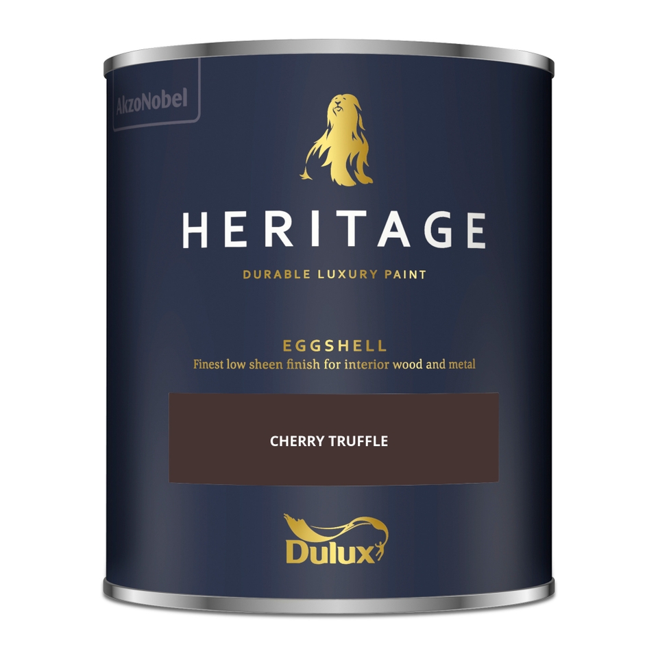 Dulux Heritage Eggshell Paint Cherry Truffle 750ml Homebase