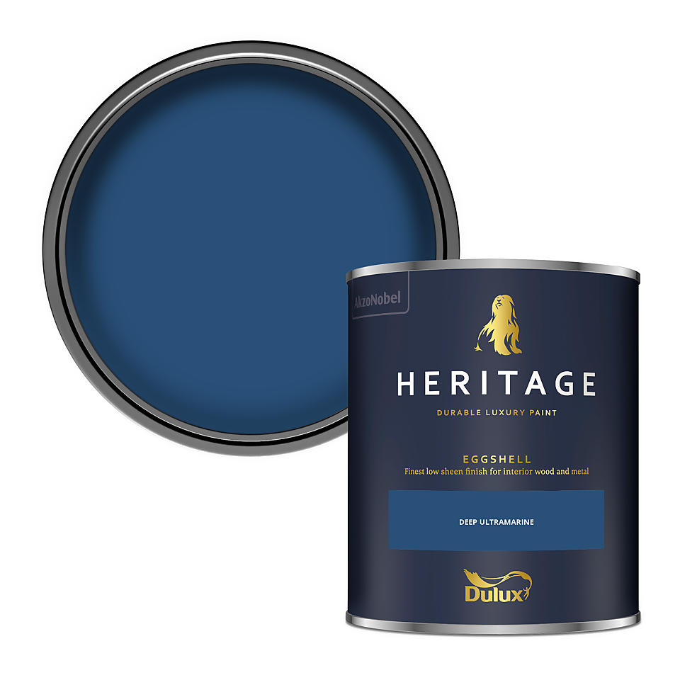 Dulux Heritage Eggshell Paint Deep Ultramarine - 750ml