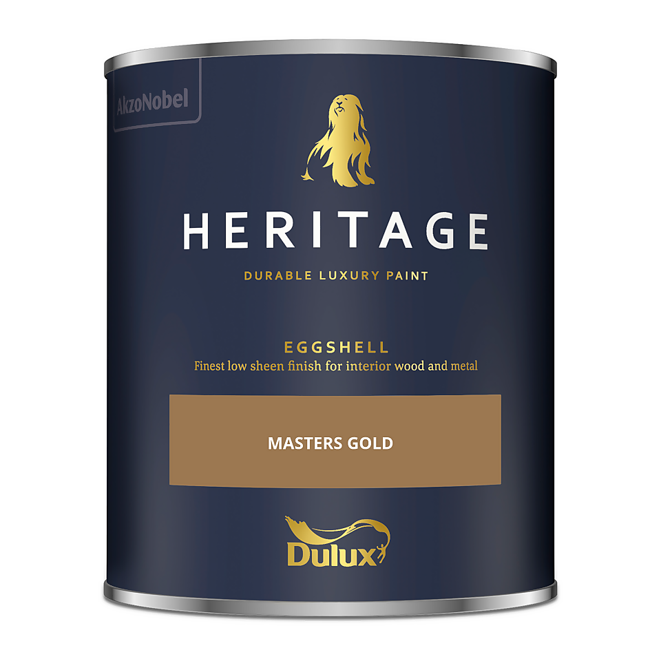 Dulux Heritage Eggshell Paint Masters Gold - 750ml