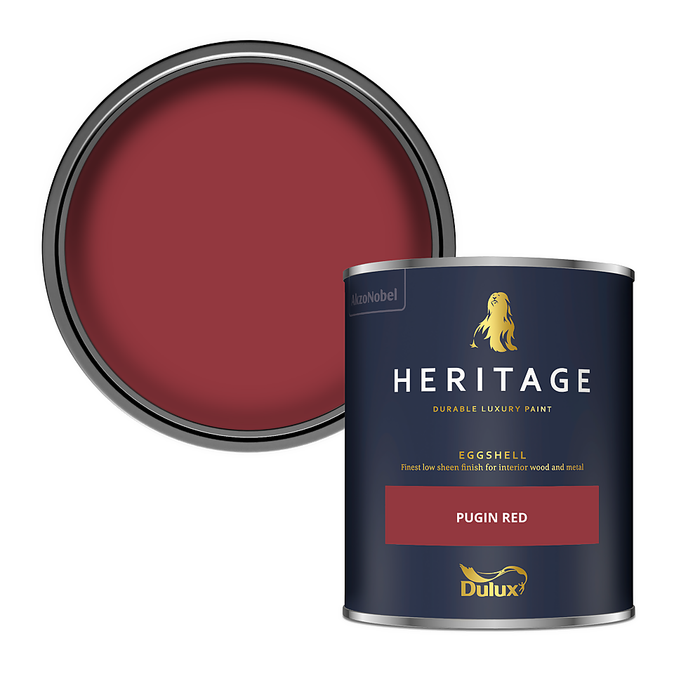 Dulux Heritage Eggshell Paint Pugin Red - 750ml