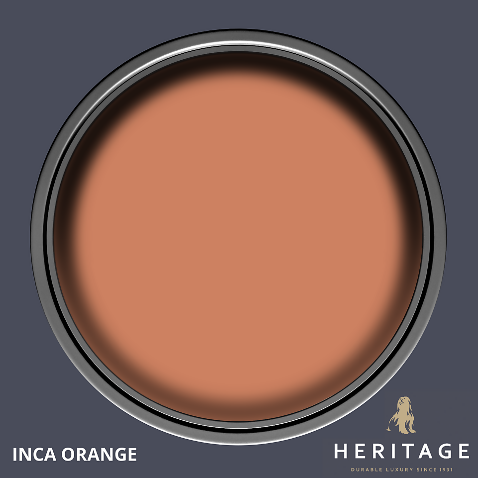Dulux Heritage Eggshell Paint Inca Orange - 750ml