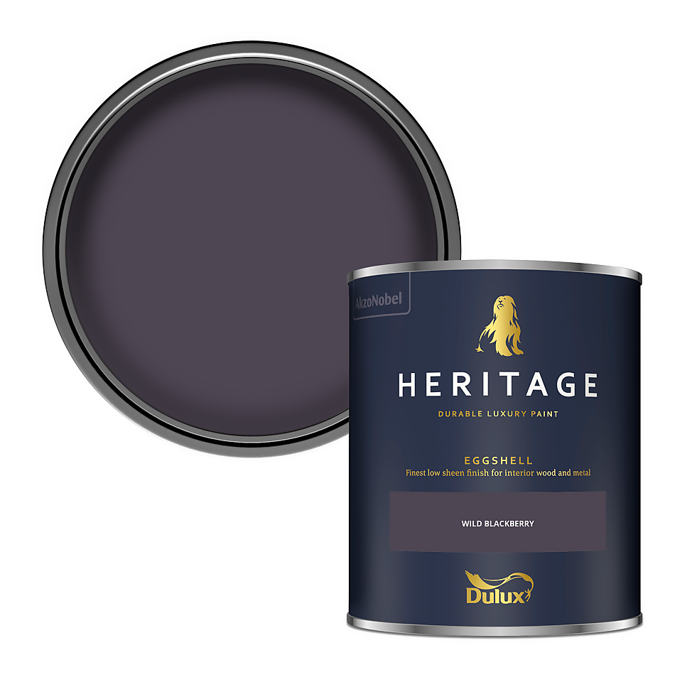Dulux Heritage Eggshell Paint Wild Blackberry - 750ml