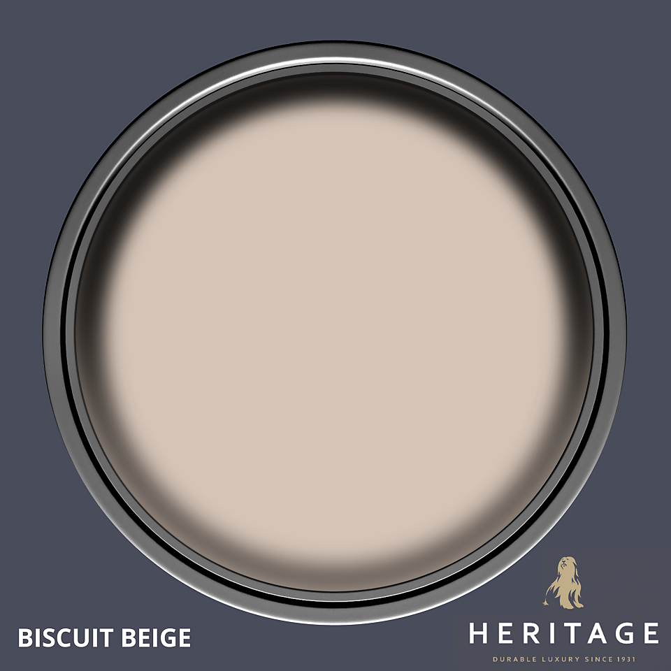 Dulux Heritage Matt Emulsion Paint Biscuit Beige - 2.5L