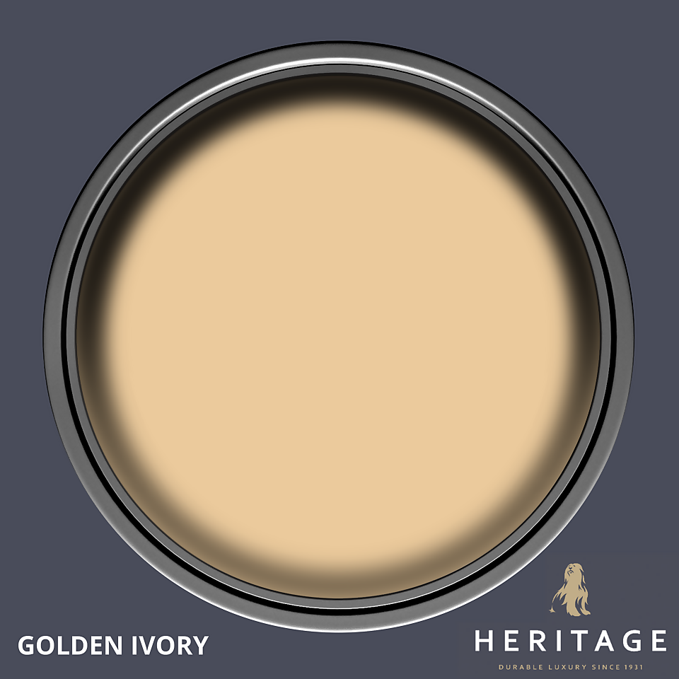 Dulux Heritage Matt Emulsion Paint Golden Ivory - 2.5L