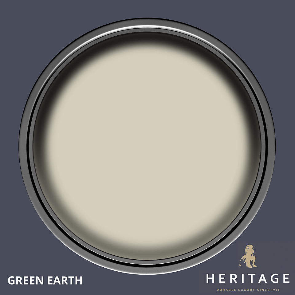 Dulux Heritage Matt Emulsion Paint Green Earth - 2.5L