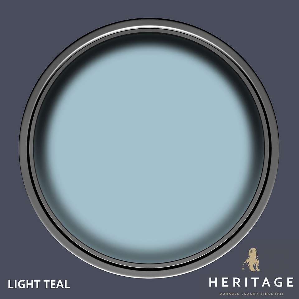 Dulux Heritage Matt Emulsion Paint Light Teal - 2.5L