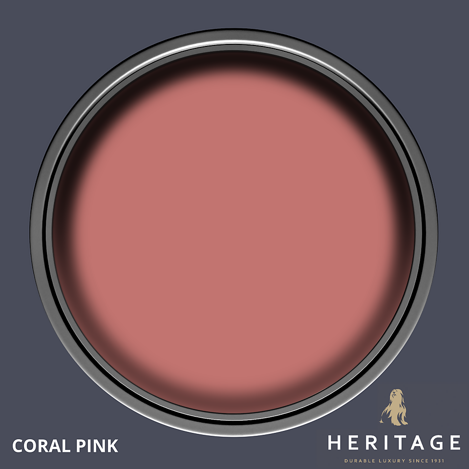 Dulux Heritage Matt Emulsion Paint Coral Pink - 2.5L