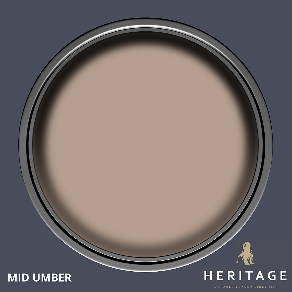 Dulux Heritage Matt Emulsion Paint Mid Umber - 2.5L