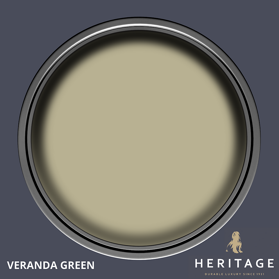 Dulux Heritage Matt Emulsion Paint Veranda Green - 2.5L