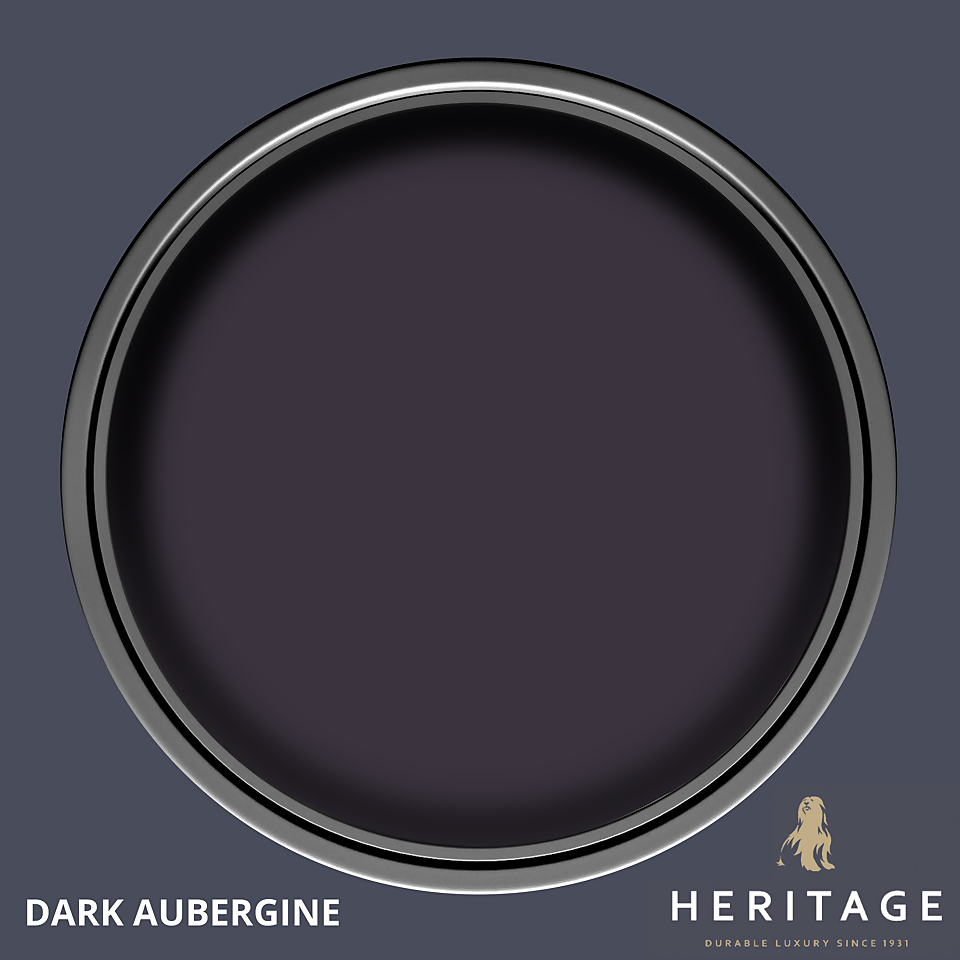 Dulux Heritage Matt Emulsion Paint Dark Aubergine - 2.5L