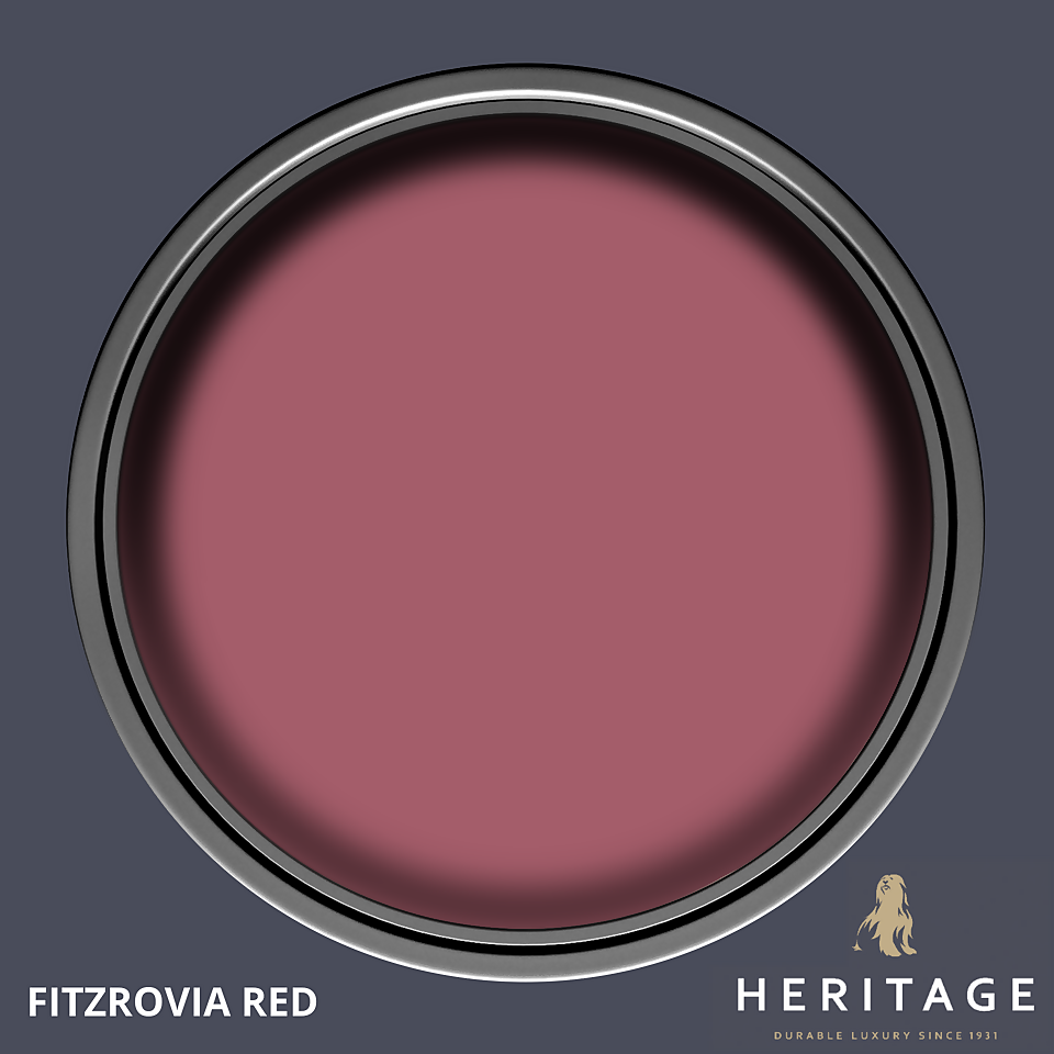 Dulux Heritage Matt Emulsion Paint Fitzrovia Red - 2.5L