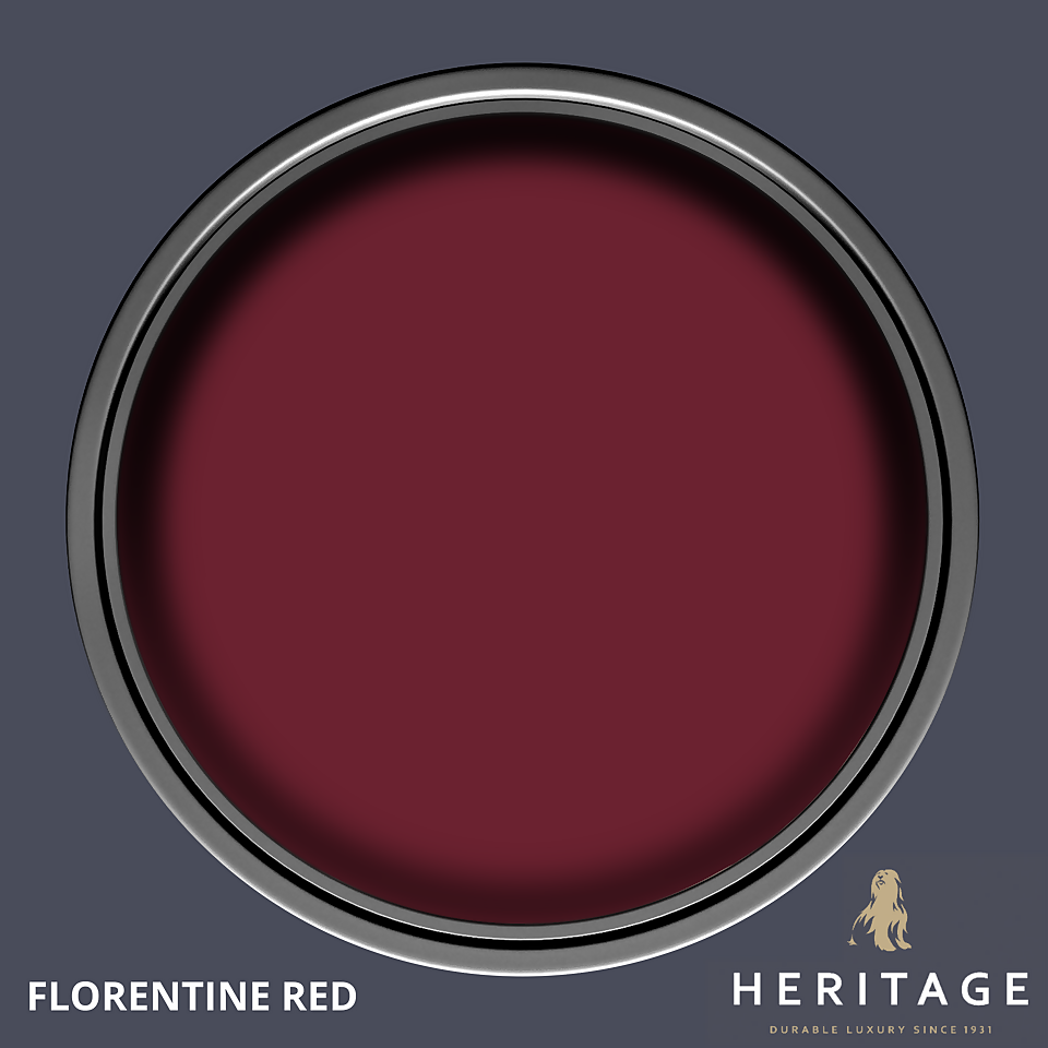 Dulux Heritage Matt Emulsion Paint Florentine Red - 2.5L