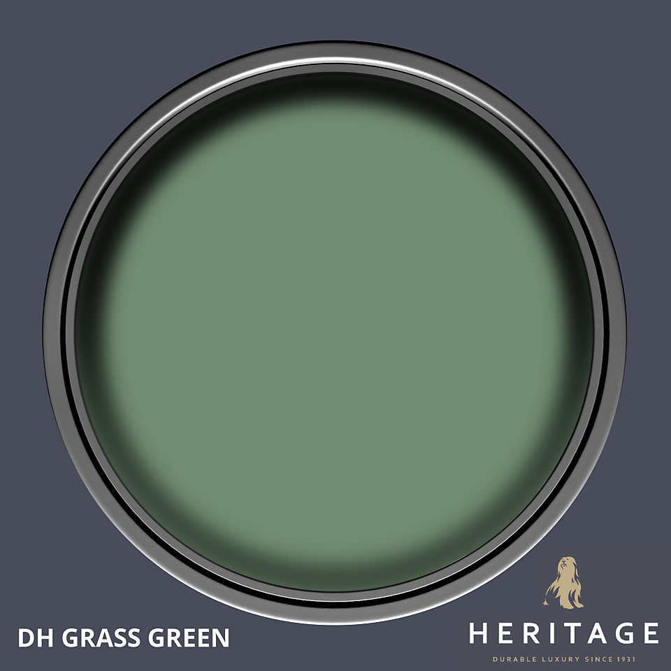 Dulux Heritage Matt Emulsion Paint DH Grass Green - 2.5L