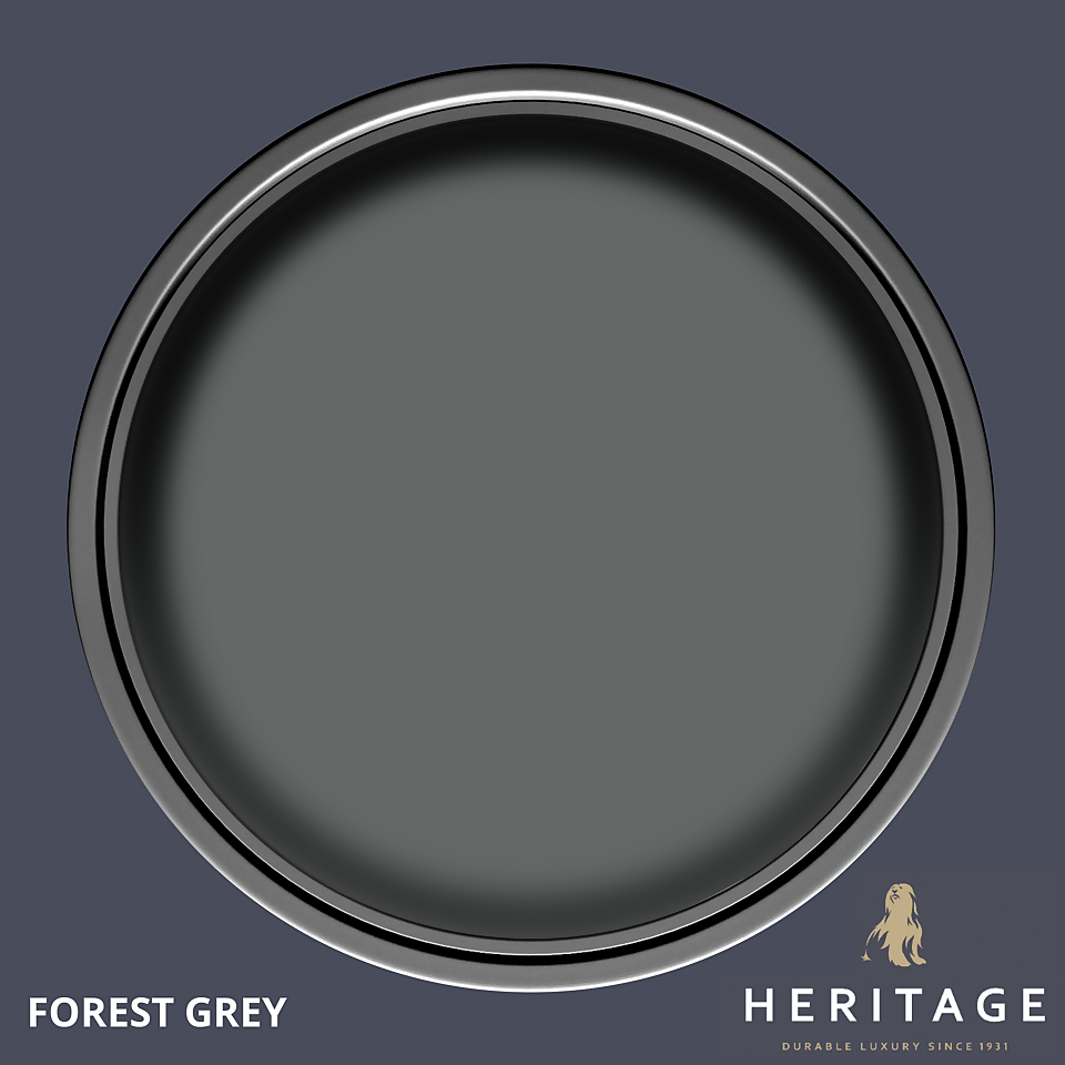 Dulux Heritage Matt Emulsion Paint Forest Grey - 2.5L