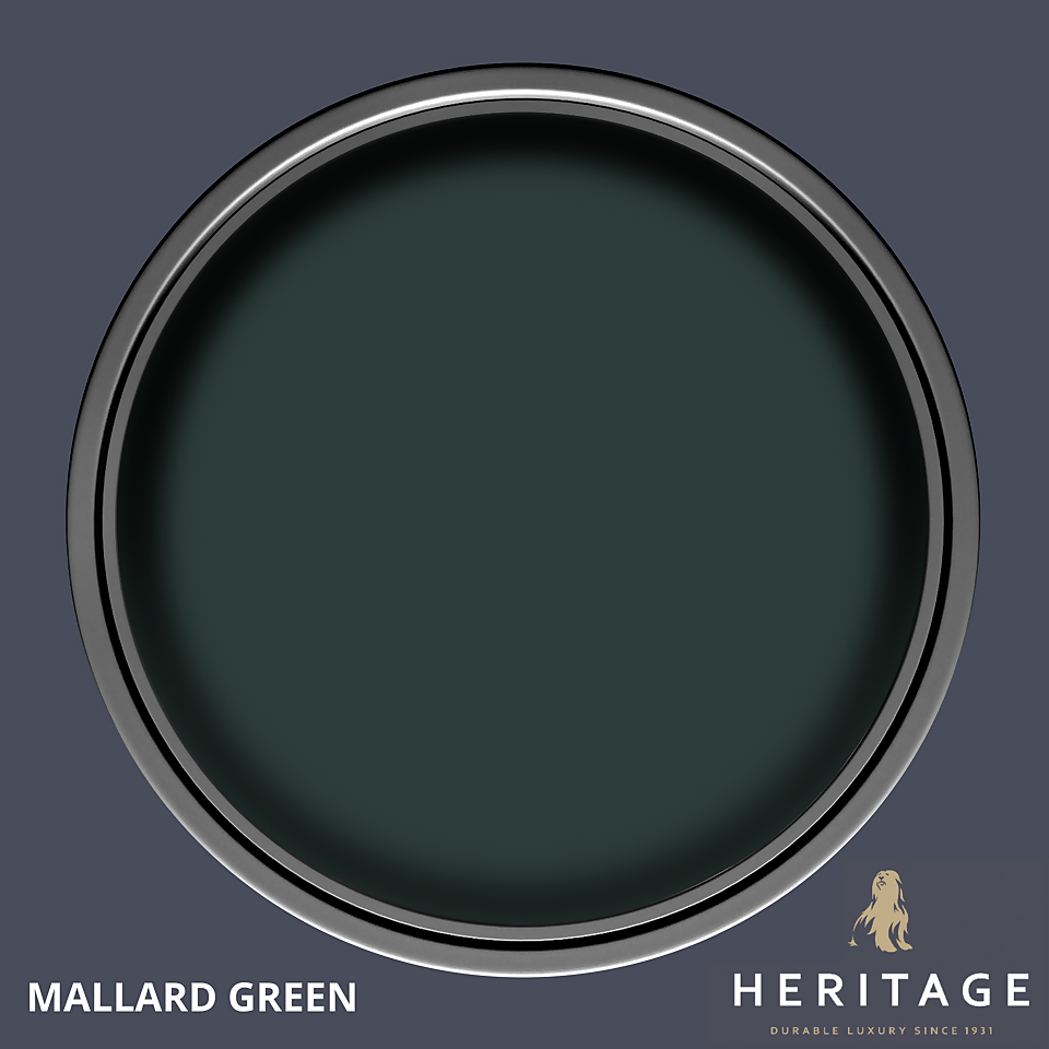 Dulux Heritage Matt Emulsion Paint Mallard Green - 2.5L