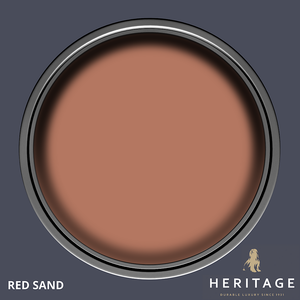 Dulux Heritage Matt Emulsion Paint Red Sand - 2.5L