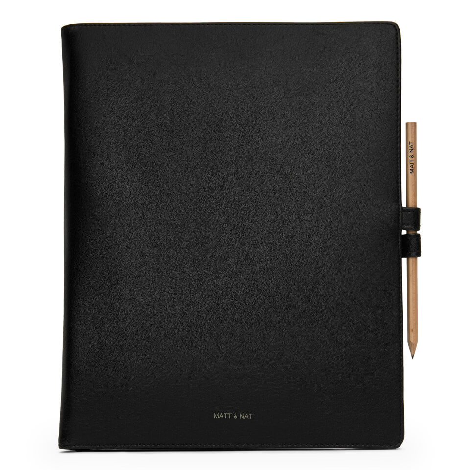 Matt & Nat Magistral Notebook and Pen - Black