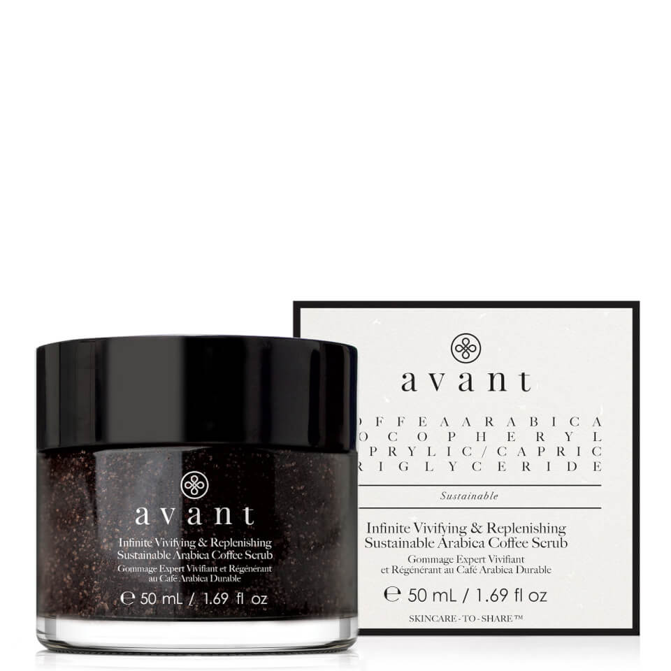 Avant Skincare Infinite Vivifying and Replenishing Sustainable Arabica Coffee Scrub 50ml