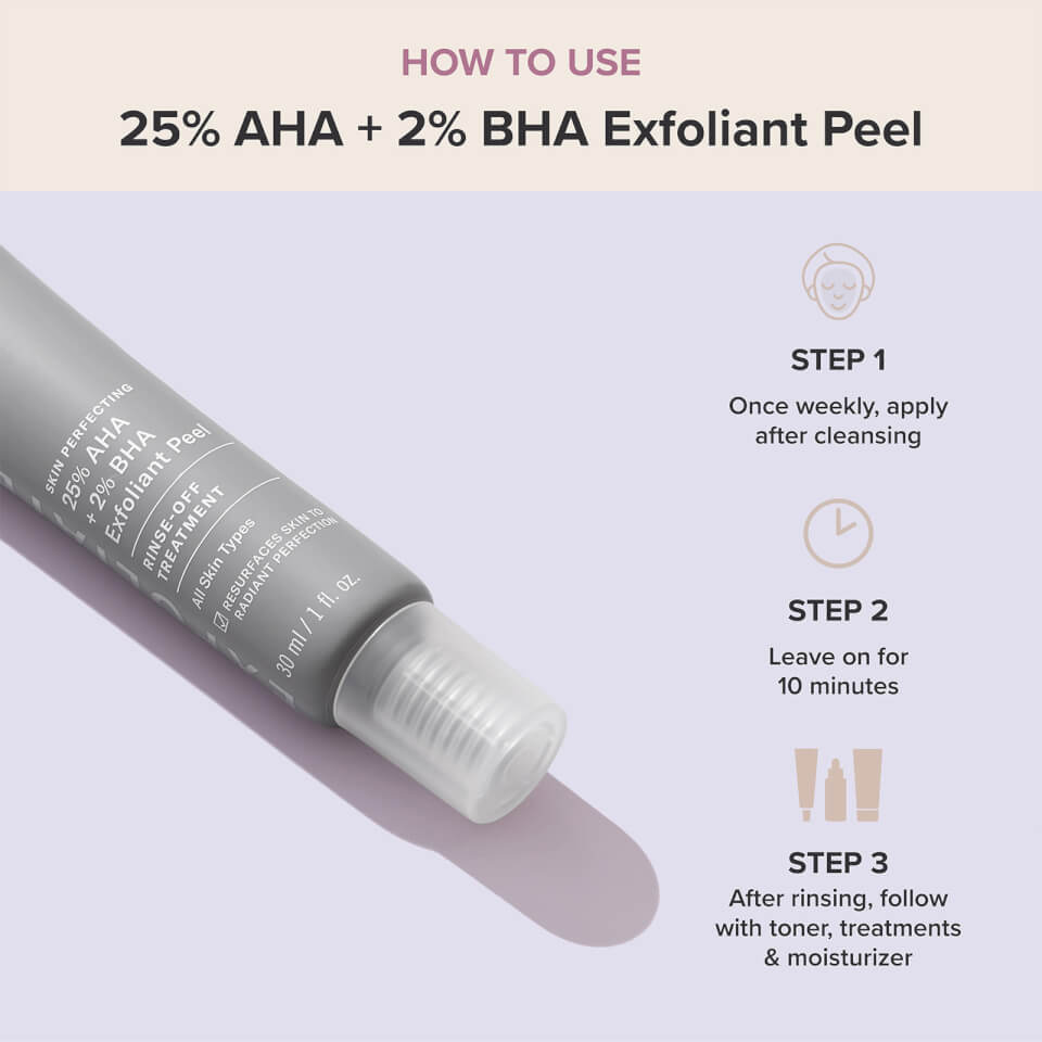 Paula's Choice Skin Perfecting 25% AHA and 2% BHA Exfoliant Peel 30ml