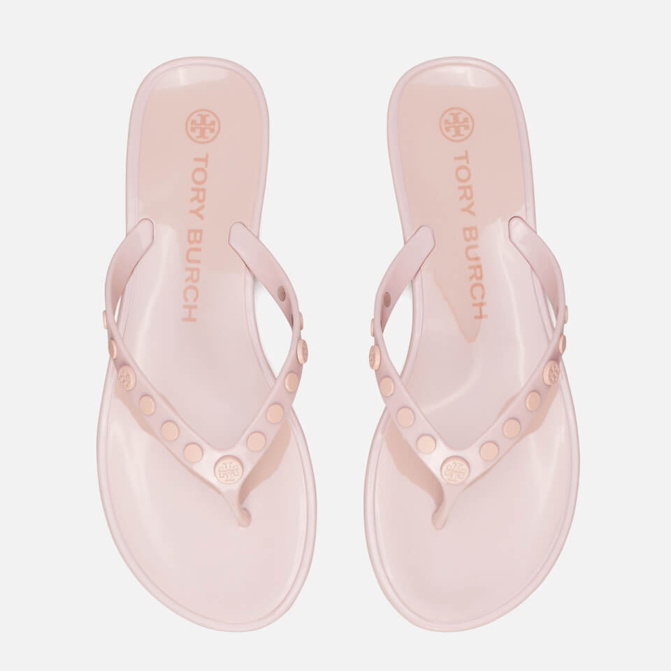 Tory Burch Women s Studded Jelly Flip Flops Sedona Rose