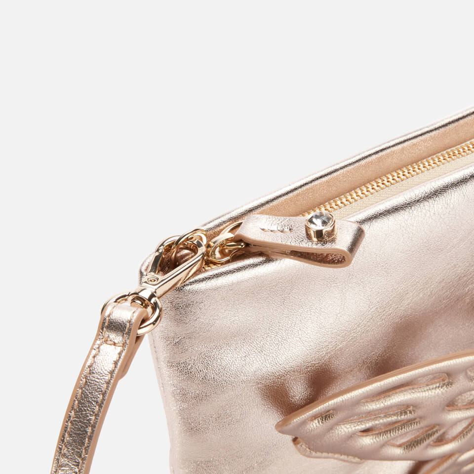 Sophia Webster Women's Flossy Crystal Clutch Bag - Gold