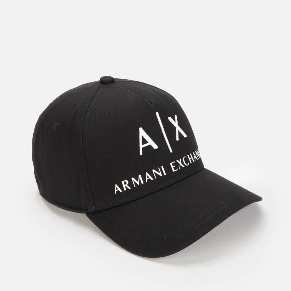 Armani Exchange Men's Ax Logo Cap - Black/White